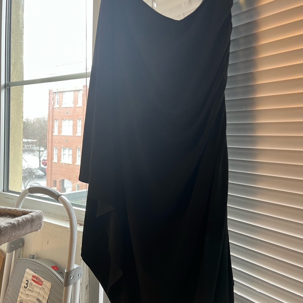 Michael: Michael Kors one-sleeved black cocktail dress